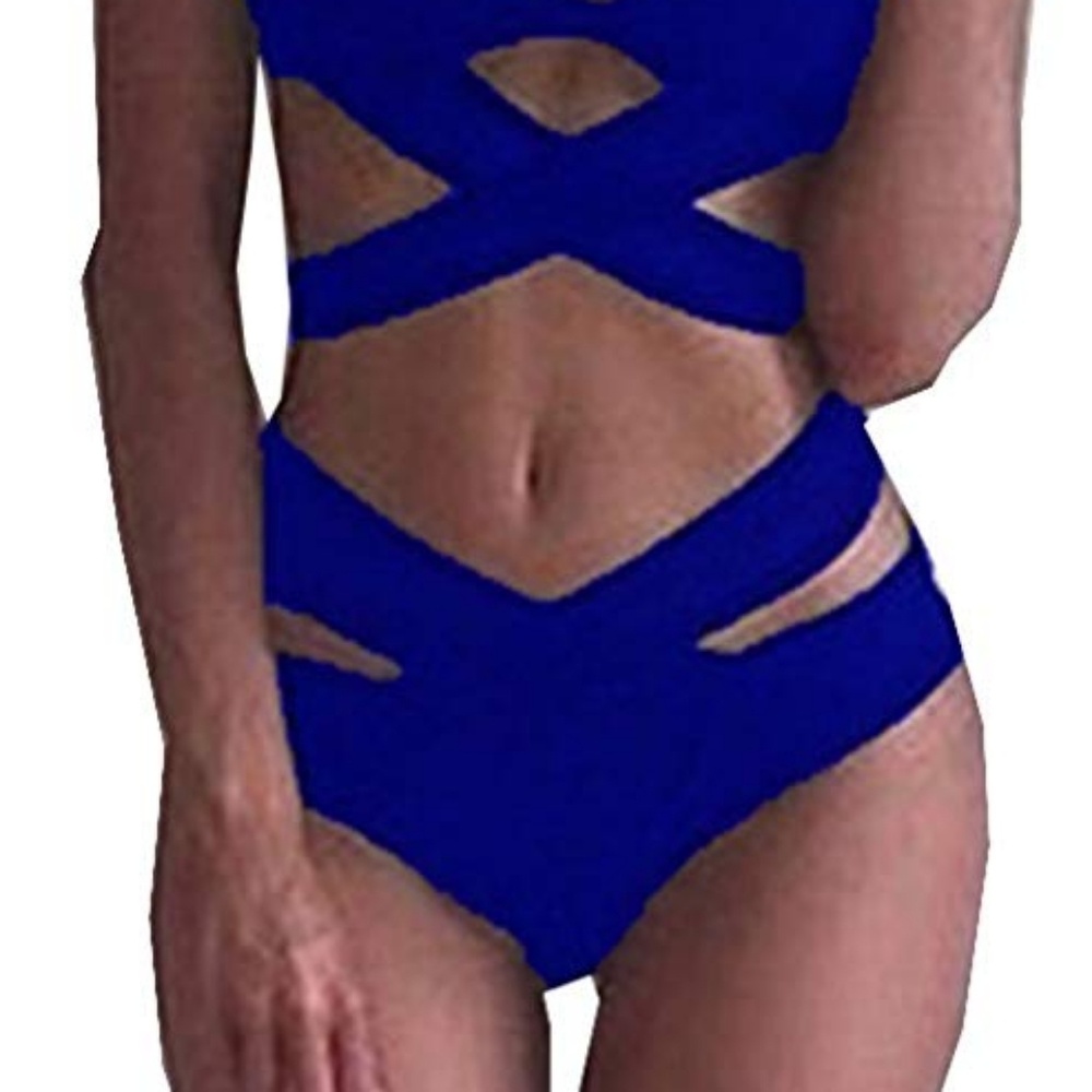Bondage style bathing suit